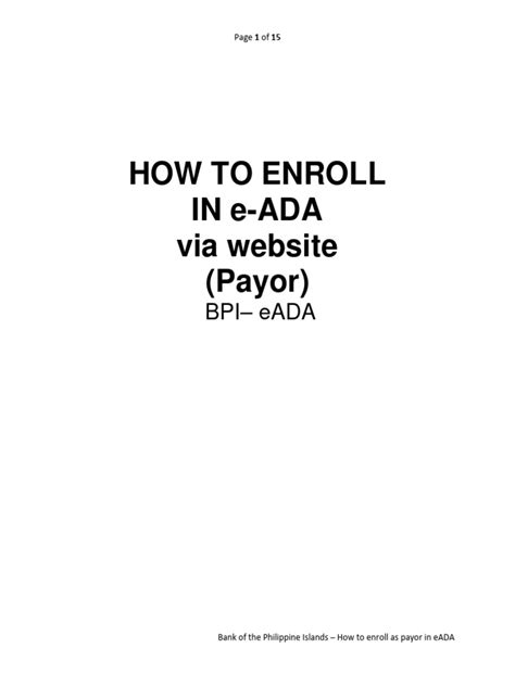 BPI eADA.